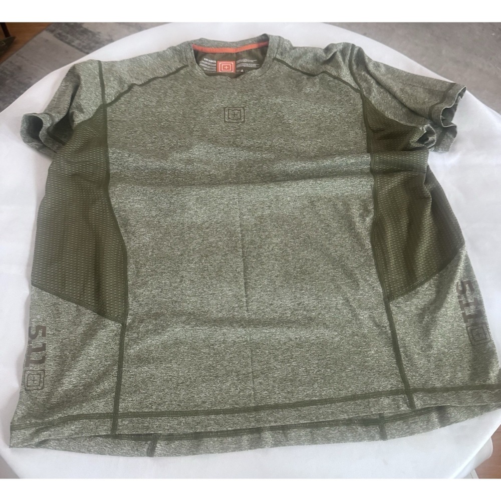 NWOT 5.11 Men's  Performance Athletic Short Sleeve Colorblock Crewneck XXL